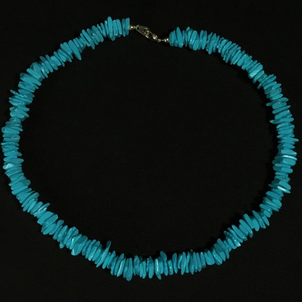 Turquoise Shell Style Necklace